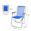 Miniatyrbild 4 av 4: Chaise Fixe - Aktive - 62606 - Aluminium - 1 plats - Marinblå - Trädgård