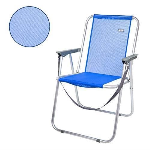 Chaise Fixe - Aktive - 62606 - Aluminium - 1 plats - Marinblå - Trädgård