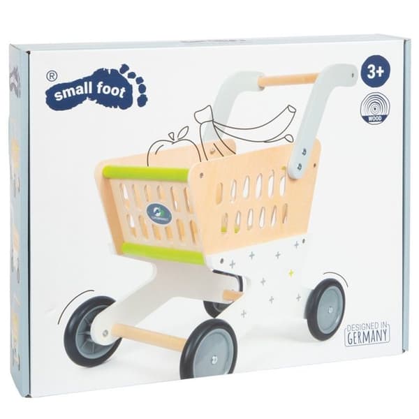 Liten fot 11161 Vagn Pastell "Trend", tillbehör för butik och rollspel, från 3 år, Vagn