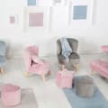 Miniatyrbild 4 av 4: Lil Soffa Barnpuff - ROBA - Star Shape - Rosa