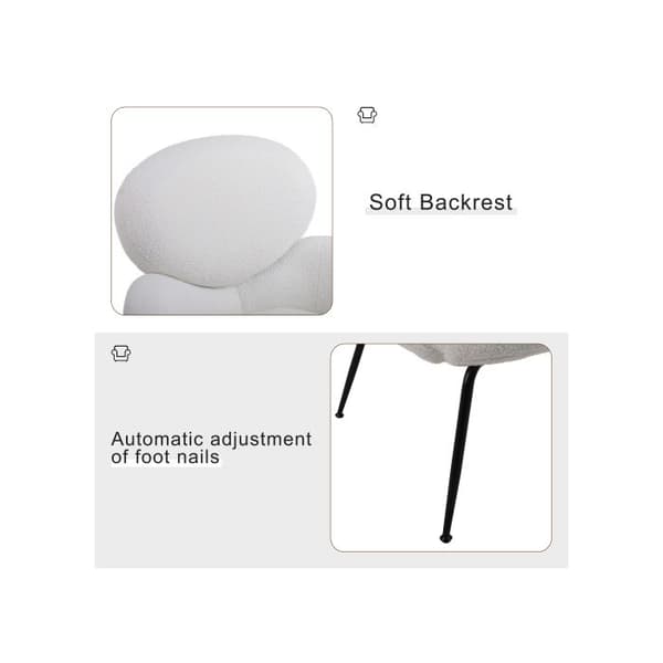 Modern soffa, soffa för vardagsrum och sovrum (vit)