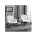 Miniatyrbild 2 av 6: Modern soffa, soffa för vardagsrum och sovrum (vit)