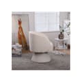 Miniatyrbild 4 av 5: Samtida chaise longue för vardagsrummet och sovrummet, polyesterstoff för en mjuk och bekväm sittplats (beige)