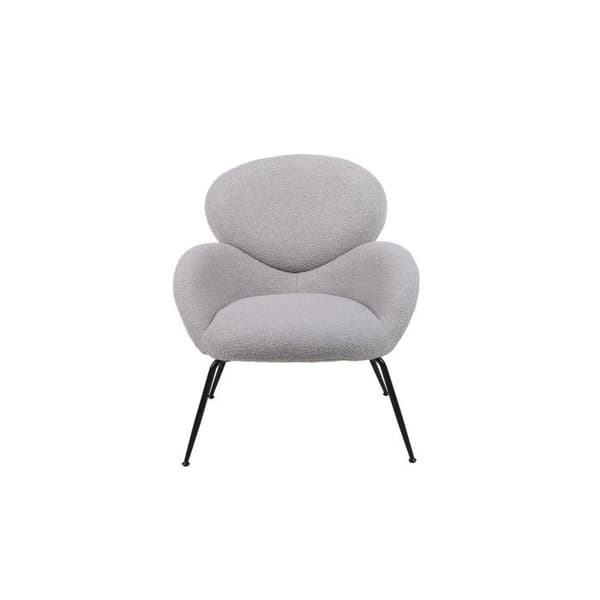 Modern chaise longue, chaise longue för vardagsrummet och sovrummet (grå)