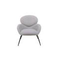 Miniatyrbild 1 av 2: Modern chaise longue, chaise longue för vardagsrummet och sovrummet (grå)