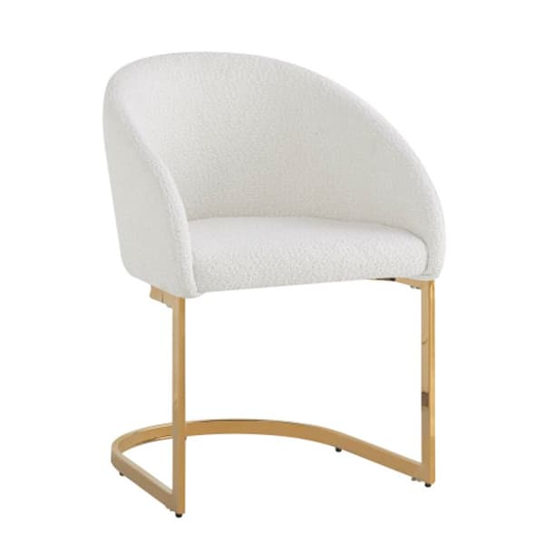 Sittsoffa (2 delar) Ergonomisk stol, stol med järnfötter Silver, Beige