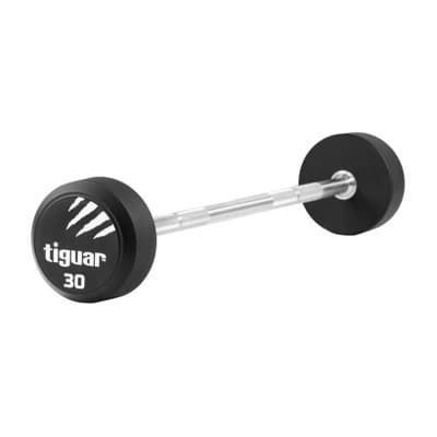 Tiguar Straight PU Barbell, 30 kg