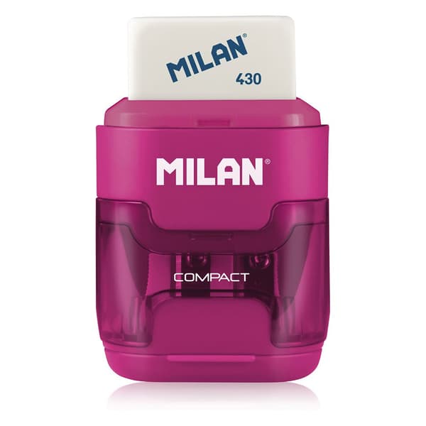 Milan Udstillingsboks 16 Compact Med Blyant Blyantspidser Compact Transparent