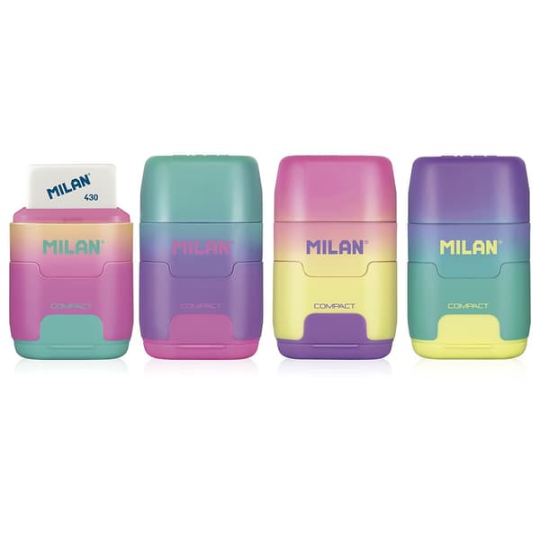 Milan Udstillingsboks 16 Compact Sunset Med Blyant Blyantspidser Compact Sunset Transparent