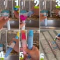 Miniatyrbilde 6 av 7: Kritt / Gate-kritt / Krittpenner – Pensel med kritt for barn