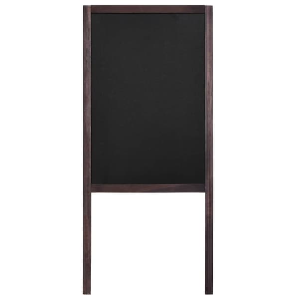 vidaXL Kaksipuolinen liitutaulu setripuu vapaasti seisova 40x60 cm