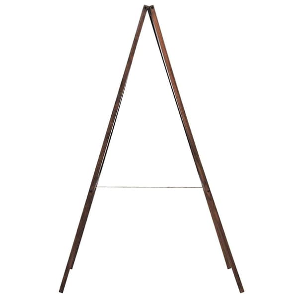 vidaXL Kaksipuolinen liitutaulu setripuu vapaasti seisova 40x60 cm