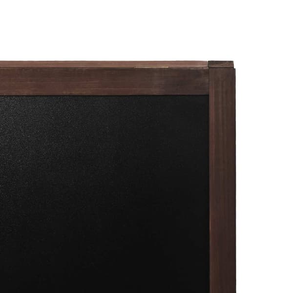 vidaXL Kaksipuolinen liitutaulu setripuu vapaasti seisova 40x60 cm