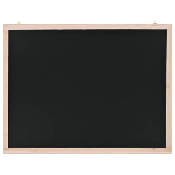 vidaXL Seinäkiinnitettävä liitutaulu setripuu 60x80 cm