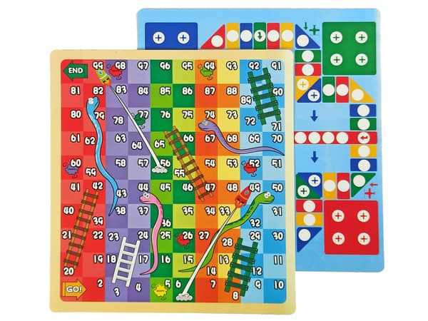 Tavle - Magnetisk tavle - Brætspilsbord - 3-i-1