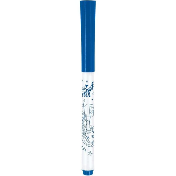 Maped - Barbie Unbreakable White Slate Kit - Med 1 tillbehörshållare, 1 borste, 1 filtpenna - Rosa
