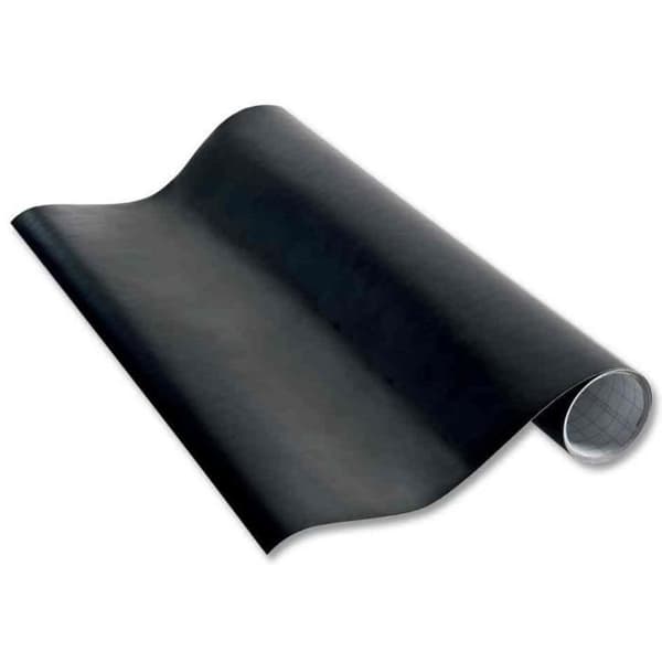 Tavlafilm - FOLIA - PVC - 450 mm x 2 m - Svart - 135 mu - Permanent självhäftande