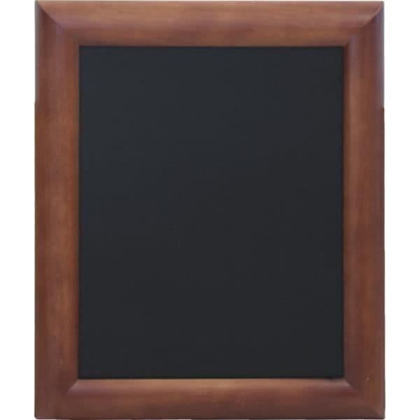Svarta väggskiffer för caféer och restauranger träram wenge färg 30*40cm