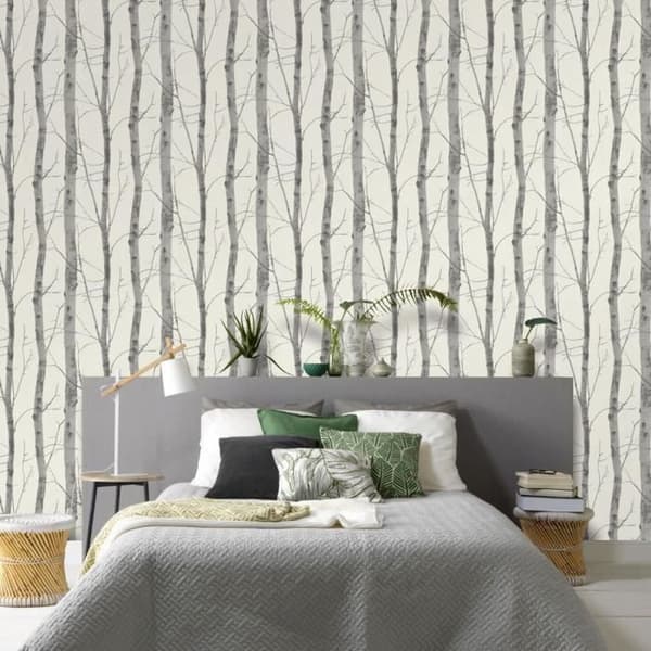 Tapet - Erismann - 5433-47 - Crème / Grå / Silver - Kontemporär design - Extra tvättbar