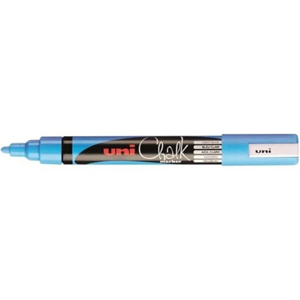 Kritpenna - UNI-BALL - Uni Chalk 1,8-2,5 mm - Flerfärgad - Idealisk för att rita - Skrivprecision