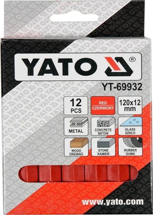 Yato - YT-69932 - CRAIE TEKNIK 12 st. RÖD