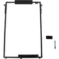 Miniatyrbild 1 av 2: Whiteboard-stativ, magnetisk anslagstavla, whiteboard, höjdjusterbar,vit