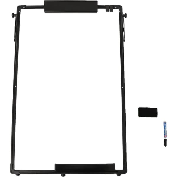 Whiteboard-stativ, magnetisk anslagstavla, whiteboard, höjdjusterbar,vit