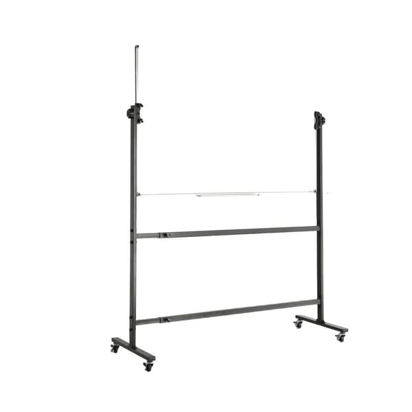 Rullande magnetisk whiteboard, dubbelsidigt, justerbar höjd, inkluderar hjul,48x32 tum