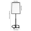 Miniatyrbillede 2 af 2: Whiteboard, Justerbar Højde, 360° Rotation,Mulighed 1