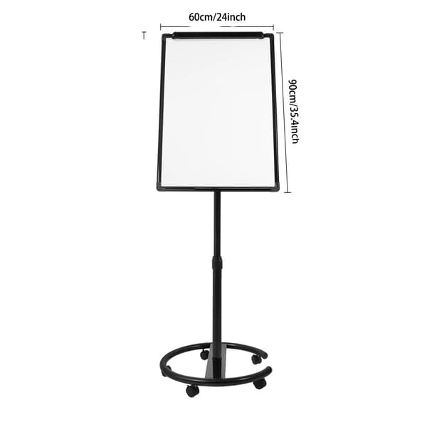 Whiteboard, Justerbar Højde, 360° Rotation,Mulighed 1