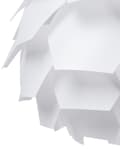Miniatyrbild 8 av 9: Hängande Lampa Vit Plast Furu Kon Skärm