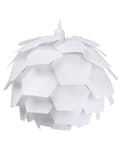 Miniatyrbild 1 av 9: Hängande Lampa Vit Plast Furu Kon Skärm