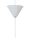 Miniatyrbild 6 av 9: Taklampa Blå Plast Kon Glob Skärm Hängande Lampa