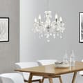 Miniatyrbillede 4 af 4: [lux.pro]® Lysekrone Weimar - 5-armet - 5xE14 - hvid