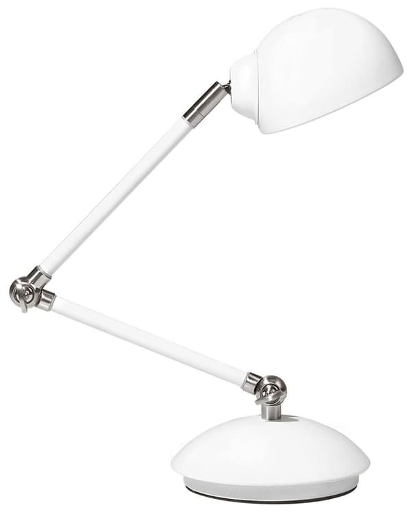 Bordslampa i Vitt Matt Metall Modern