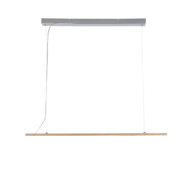 Integrerad LED-pendel i trä - 100 x 5 x 125 cm - MALMO