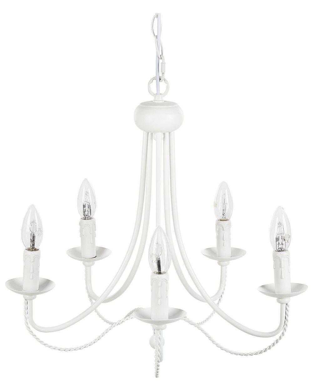 Ljuskrona Metall Vit DABUS