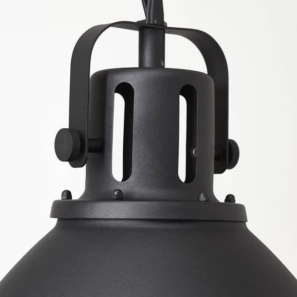 BRILLIANT lampe Jesper pendel 47cm glas sort | 1x A60, E27, 60W, egnet til normale lamper (medfølger ikke) | Skala A ++ til E | Kæden kan afkortes