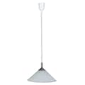 Pikkukuva 3 / 4: BRILLIANT lampuu Ariana riippuvalaisin 40cm rullarauta / valkoinen alabasteri | 1x A60, E27, 60W, sopii normaaleille lampuille (ei sisälly) | Asteikko