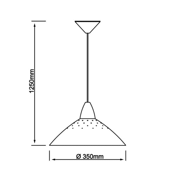 BRILLIANT Lampe Logo pendel 35cm titanium | 1x A60, E27, 60W, egnet til normale lamper (medfølger ikke) | Skala A ++ til E | Justerbar højde/kabel kan