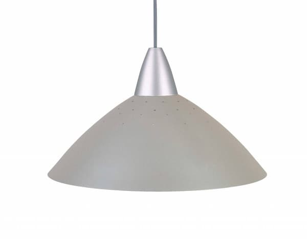 BRILLIANT Lampe Logo pendel 35cm titanium | 1x A60, E27, 60W, egnet til normale lamper (medfølger ikke) | Skala A ++ til E | Justerbar højde/kabel kan