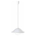 Pikkukuva 1 / 2: BRILLIANT lampuu Freya riippuvalaisin 41 cm rullajohto valkoinen / valkoinen alabasteri | 1x A60, E27, 60W, sopii normaaleille lampuille (ei sisälly)