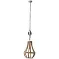 Pikkukuva 3 / 11: BRILLIANT lampuu Kirkon kattovalaisin 43cm vaalea puu | 1x G95, E27, 60W, sopii normaaleille lampuille (ei sisälly) | Asteikko A ++ E | Ketjua voidaan
