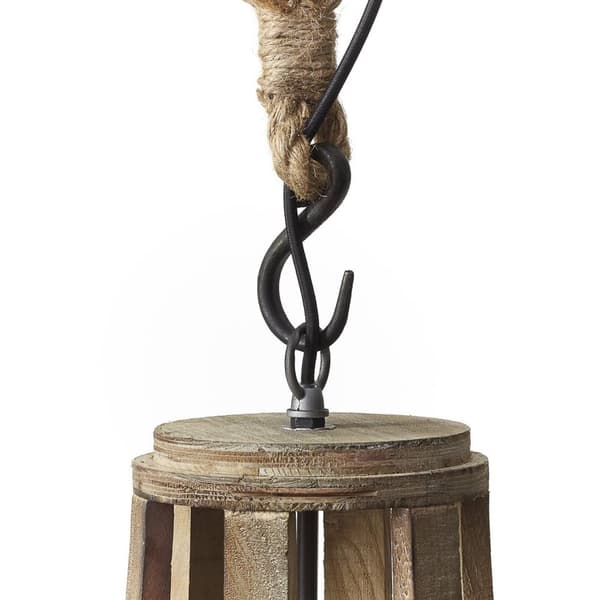 BRILLIANT lampuu Kirkon kattovalaisin 43cm vaalea puu | 1x G95, E27, 60W, sopii normaaleille lampuille (ei sisälly) | Asteikko A ++ E | Ketjua voidaan