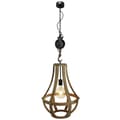 Pikkukuva 9 / 11: BRILLIANT lampuu Kirkon kattovalaisin 43cm vaalea puu | 1x G95, E27, 60W, sopii normaaleille lampuille (ei sisälly) | Asteikko A ++ E | Ketjua voidaan