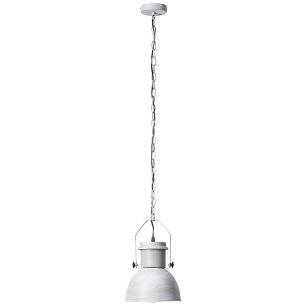BRILLIANT lampa Salford pendelljus 23 cm grå betong | 1x A60, E27, 60W, lämplig för normala lampor (ingår ej) | Skala A ++ till E | Lämplig för LED-la