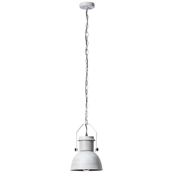 BRILLIANT lampa Salford pendelljus 23 cm grå betong | 1x A60, E27, 60W, lämplig för normala lampor (ingår ej) | Skala A ++ till E | Lämplig för LED-la