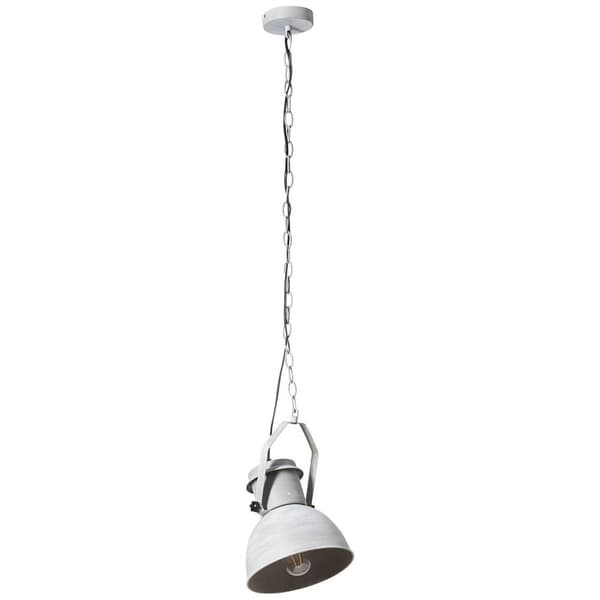 BRILLIANT lampa Salford pendelljus 23 cm grå betong | 1x A60, E27, 60W, lämplig för normala lampor (ingår ej) | Skala A ++ till E | Lämplig för LED-la