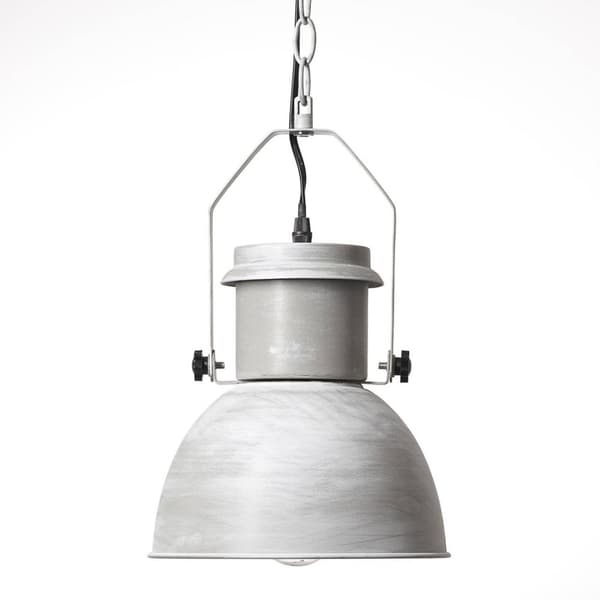 BRILLIANT lampa Salford pendelljus 23 cm grå betong | 1x A60, E27, 60W, lämplig för normala lampor (ingår ej) | Skala A ++ till E | Lämplig för LED-la
