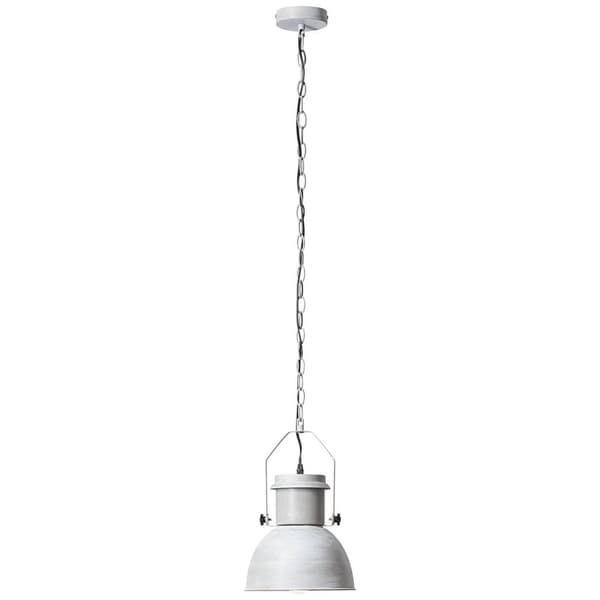 BRILLIANT lampa Salford pendelljus 23 cm grå betong | 1x A60, E27, 60W, lämplig för normala lampor (ingår ej) | Skala A ++ till E | Lämplig för LED-la